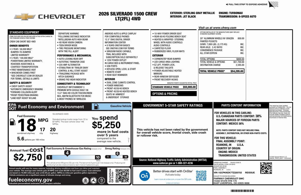 New 2026 Chevrolet Silverado 1500 LT image 4