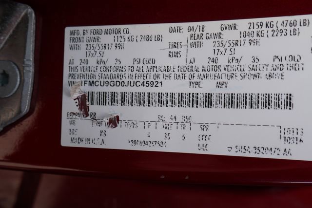 Used 2018 Ford Escape SE image 26