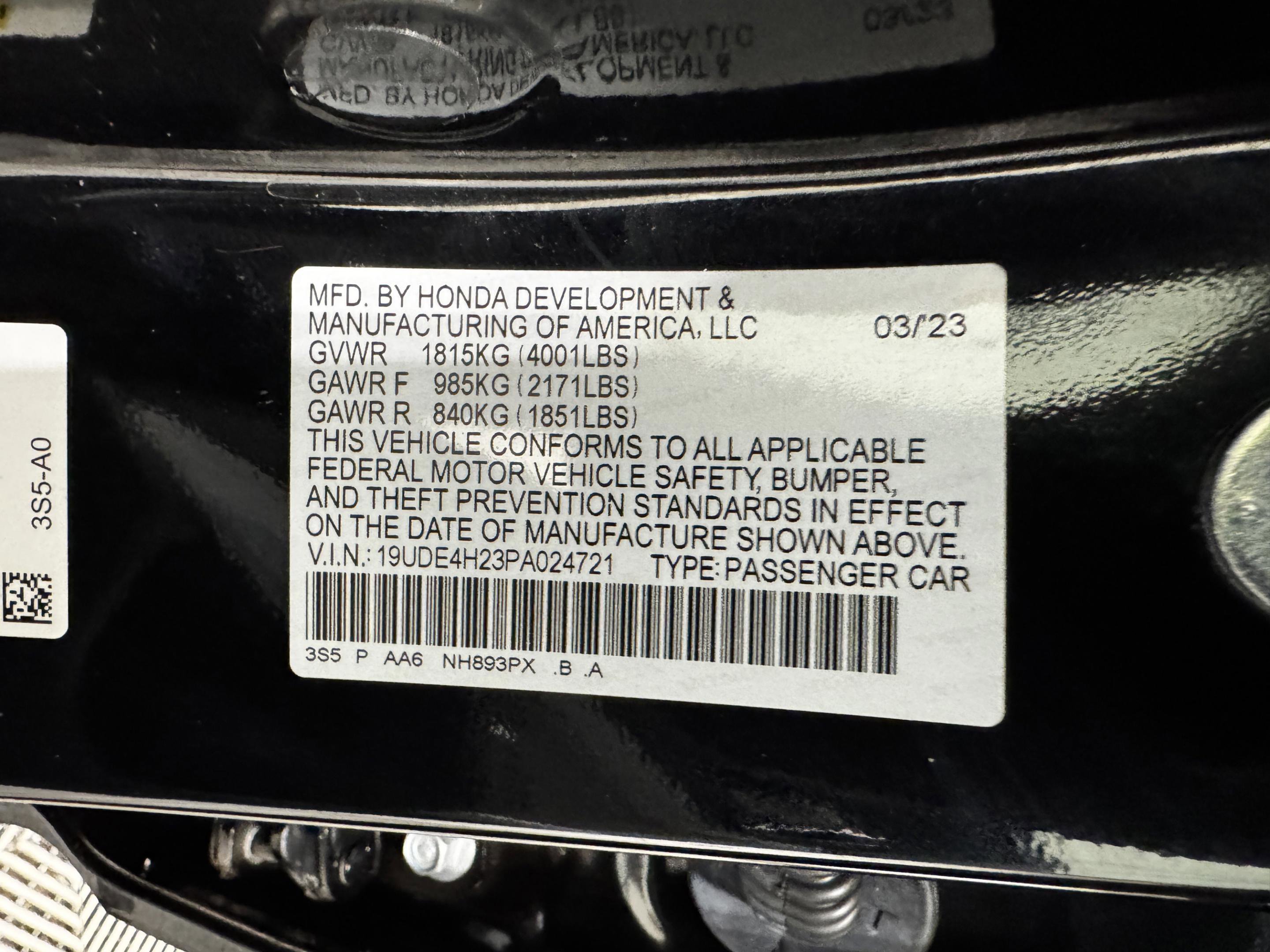 Certified 2023 Acura Integra FWD image 13