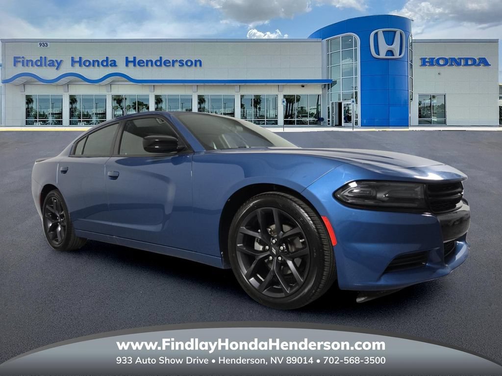 Used 2023 Dodge Charger SXT w/ Blacktop Package RWD image 1