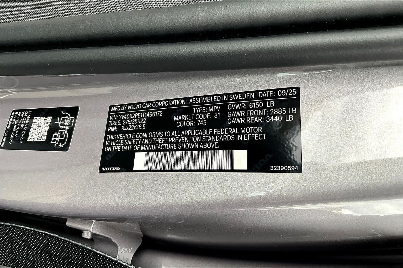 New 2026 Volvo XC90 B6 Plus w/ Protection Package Premier AWD/4WD image 12