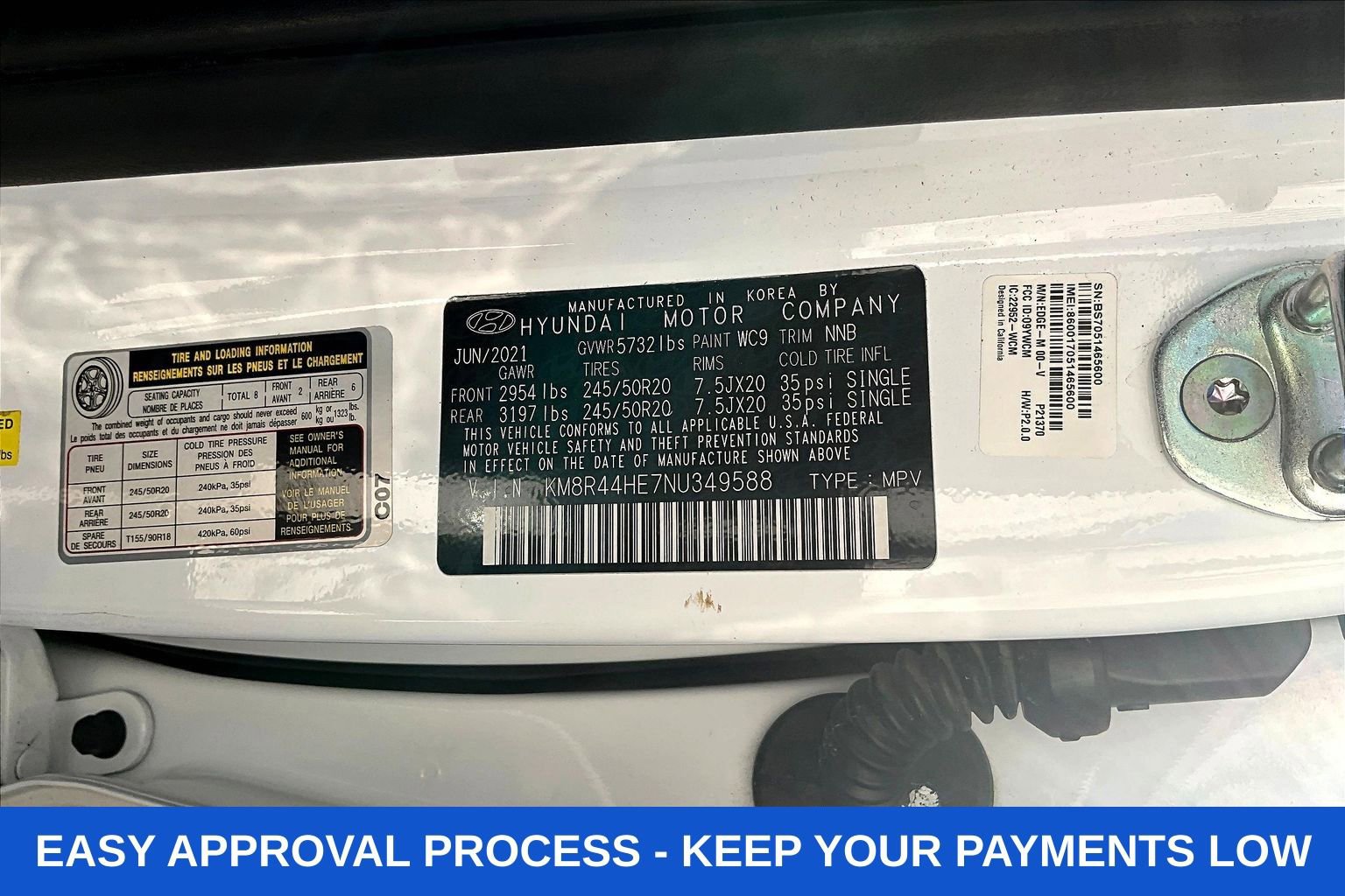 Used 2022 Hyundai Palisade SEL w/ 8P Bench Seat Package FWD image 25