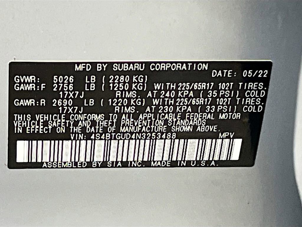 Used 2022 Subaru Outback Wilderness w/ Wilderness Package AWD/4WD image 33