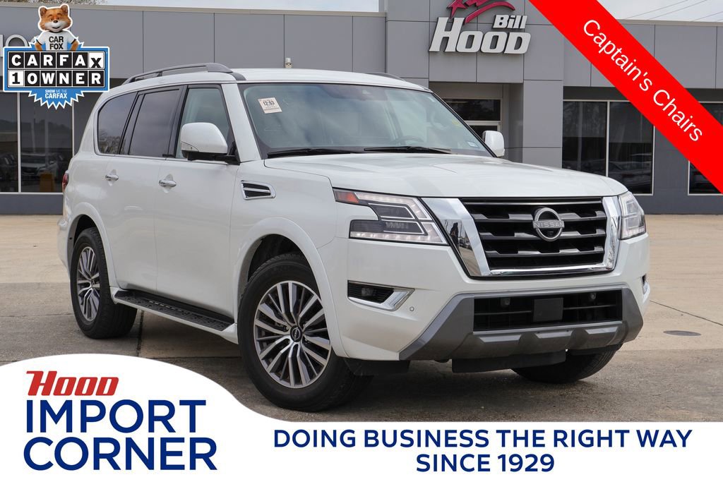 Used 2023 Nissan Armada SL w/ Captain's Chairs Package image 1