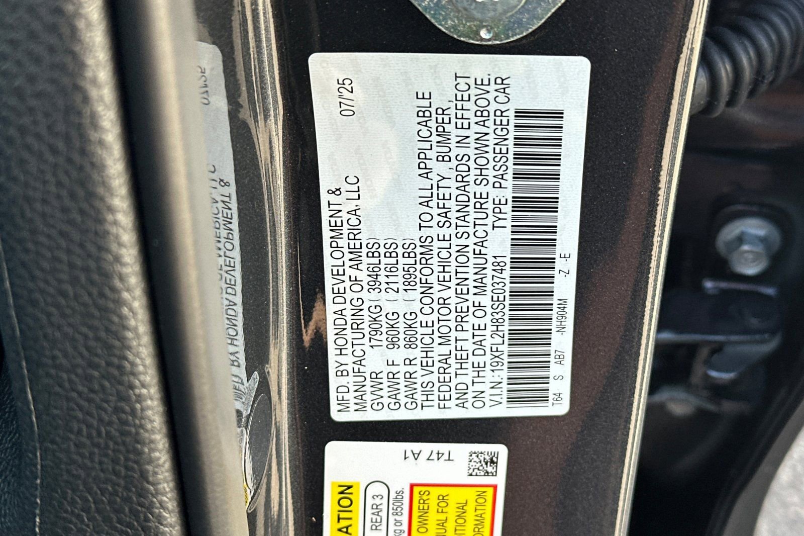 New 2025 Honda Civic Sport image 32