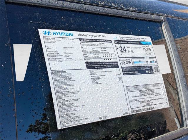 New 2026 Hyundai Santa Fe SEL w/ Tow & Go Package FWD image 21