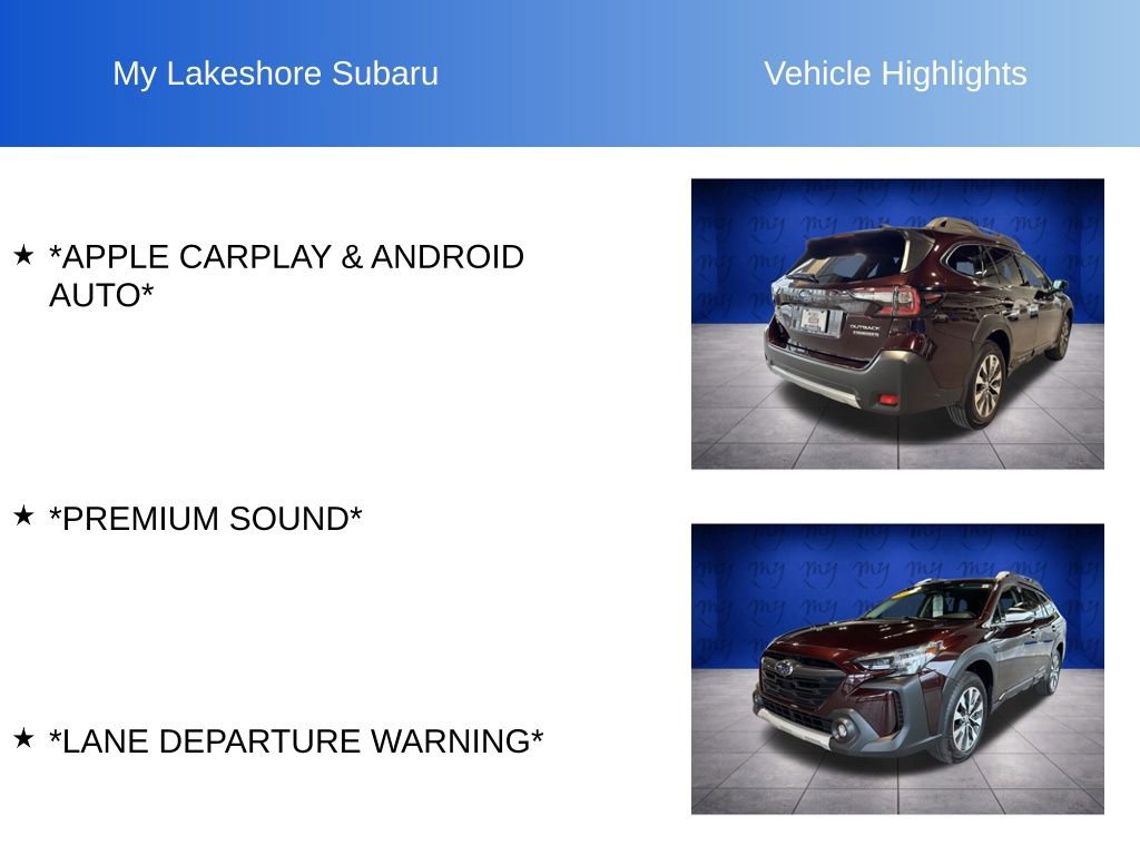 Certified 2025 Subaru Outback Touring XT image 7