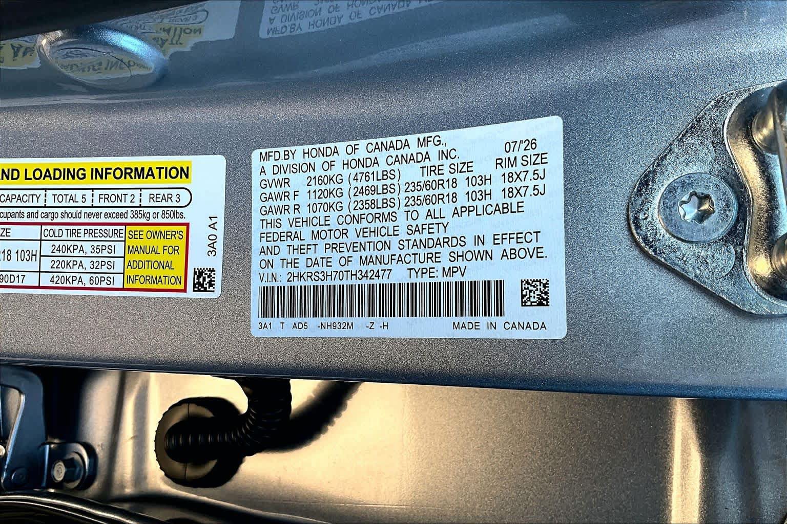 New 2026 Honda CR-V EX-L image 19