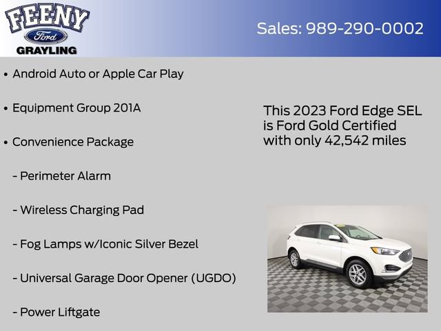Certified 2023 Ford Edge SEL w/ Convenience Package image 9