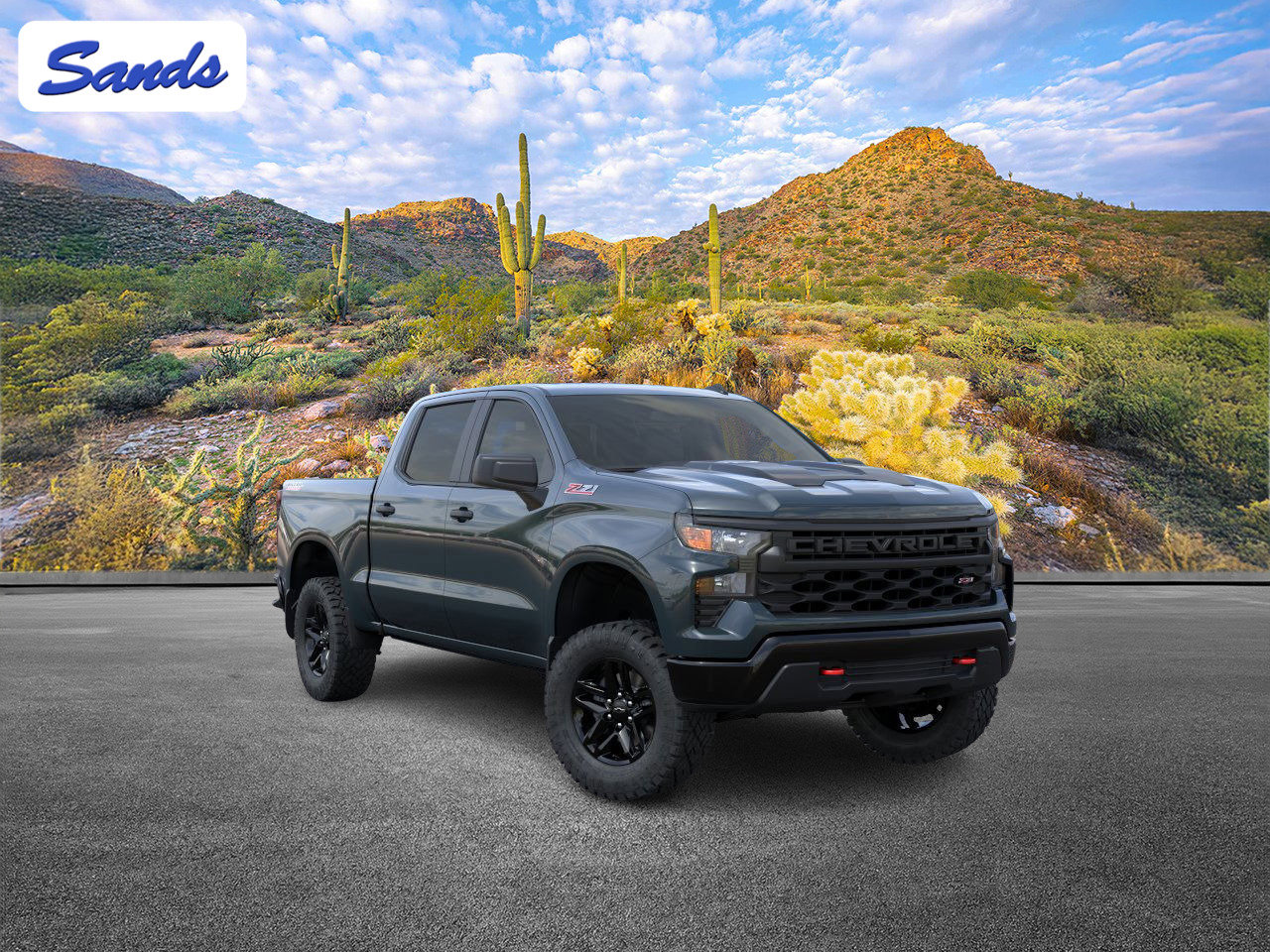 New 2026 Chevrolet Silverado 1500 Custom Trail Boss w/ LPO, Dark Essentials Package image 1