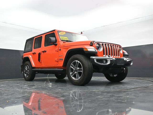 Used 2023 Jeep Wrangler Unlimited Sahara w/ LED Lighting Group AWD/4WD image 47