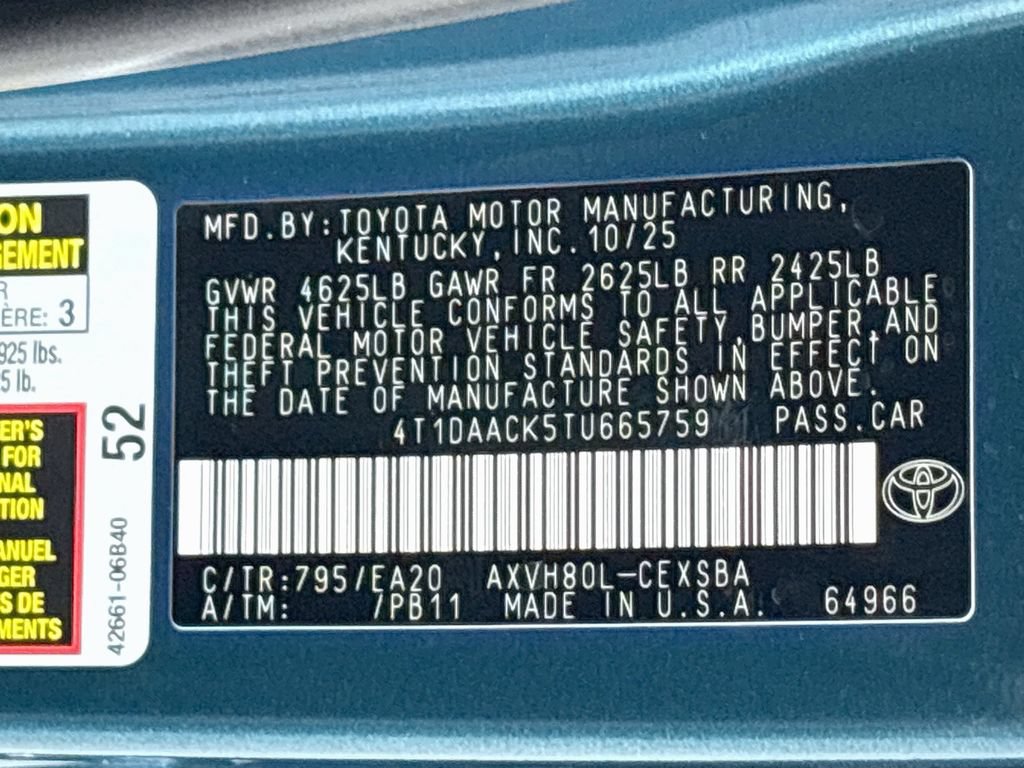 Used 2026 Toyota Camry SE FWD image 34