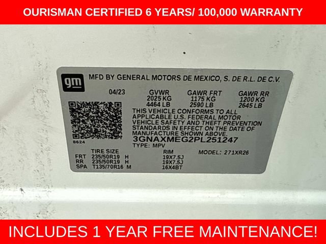Used 2023 Chevrolet Equinox RS FWD image 32