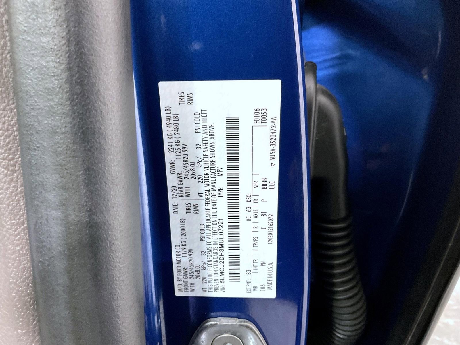 Used 2021 Lincoln Corsair Reserve w/ Equipment Group 201A image 25