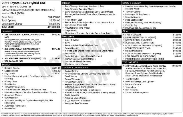 Used 2021 Toyota RAV4 XSE image 32