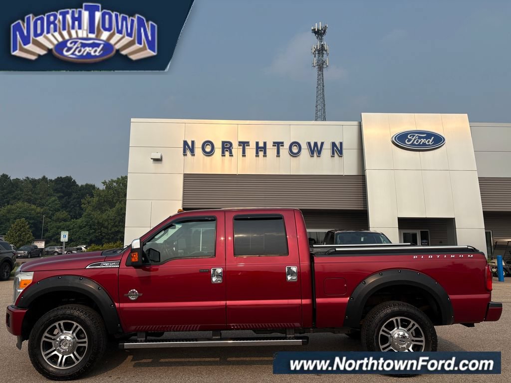 Used 2015 Ford F350 Platinum w/ Snow Plow Prep Package AWD/4WD image 1