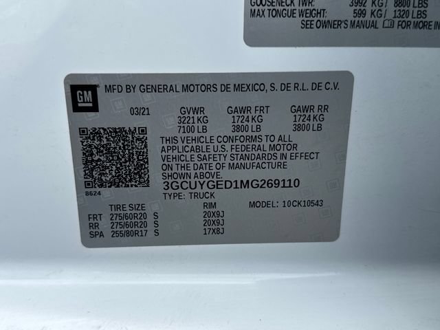 Used 2021 Chevrolet Silverado 1500 LTZ AWD/4WD image 35