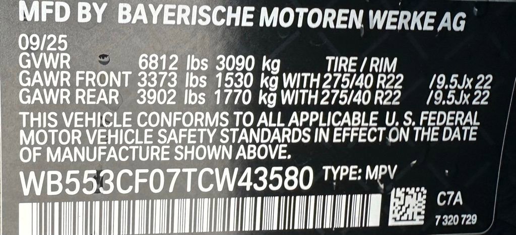 New 2026 BMW iX xDrive60 w/ M Sport Package AWD/4WD image 47