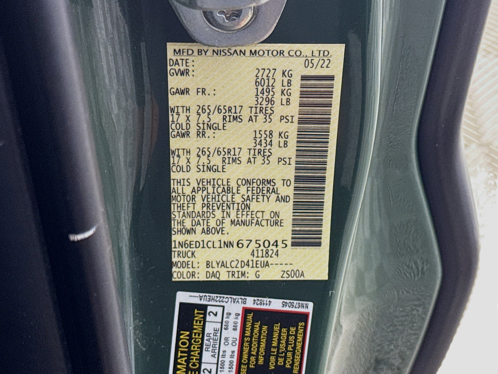 Used 2022 Nissan Frontier SV image 40