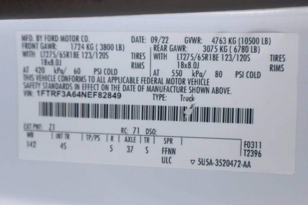 Used 2022 Ford F350 XL w/ Power Equipment Group RWD image 47