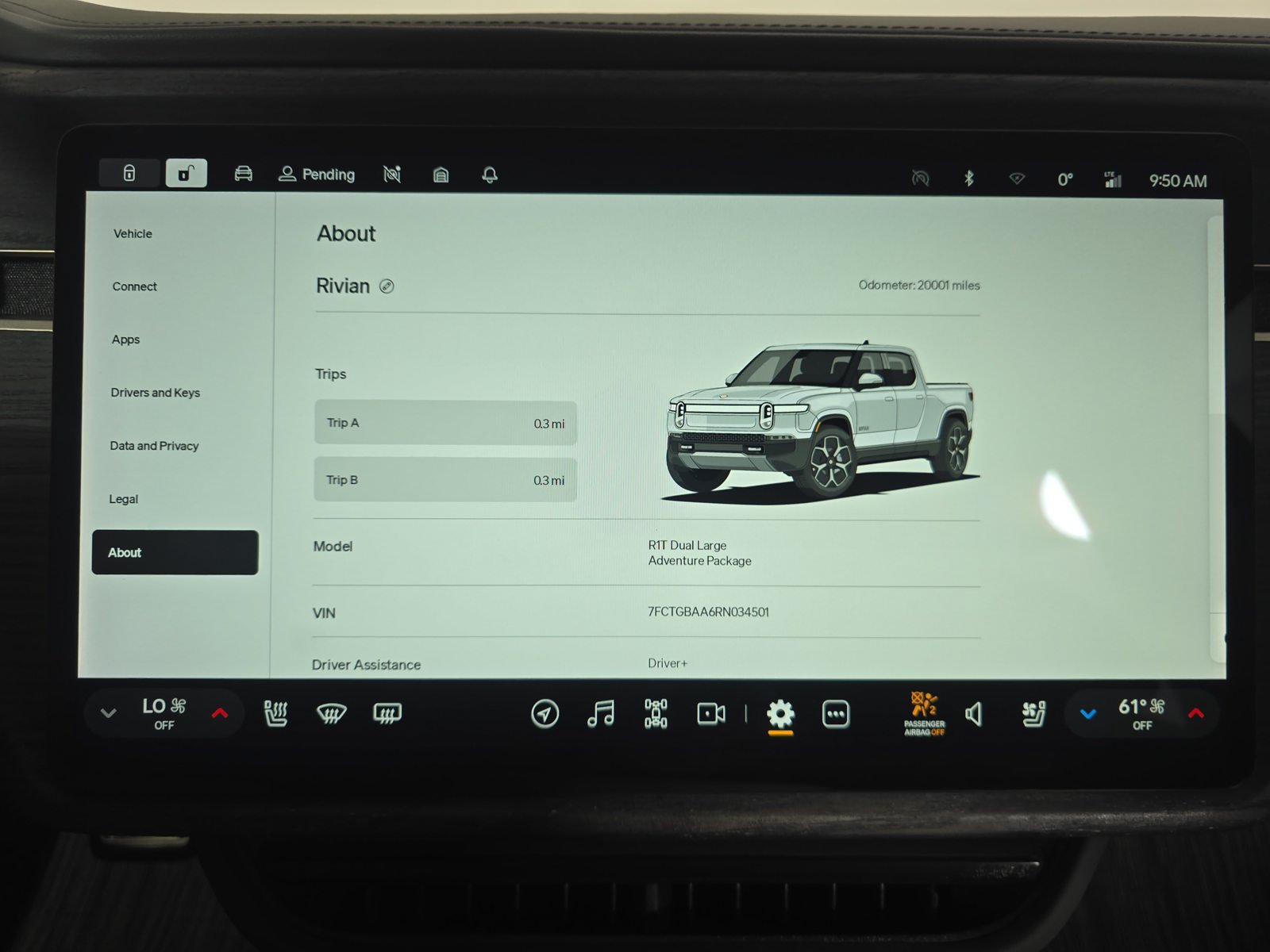 Used 2024 Rivian R1T Adventure Dual AWD/4WD image 27