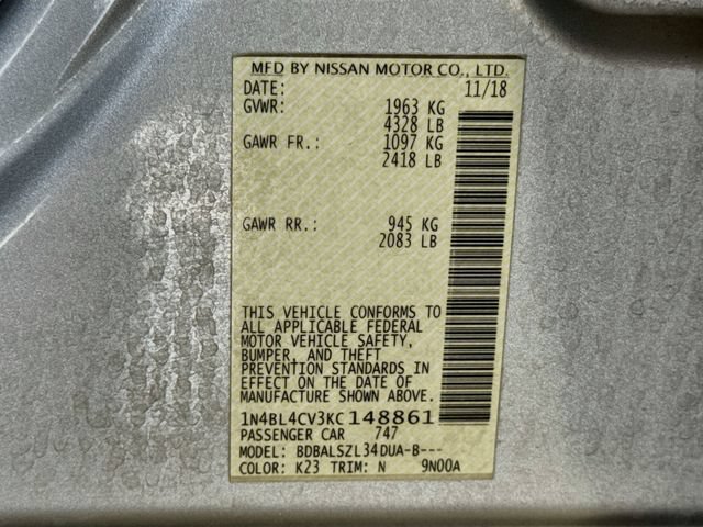 Used 2019 Nissan Altima 2.5 SR FWD image 29