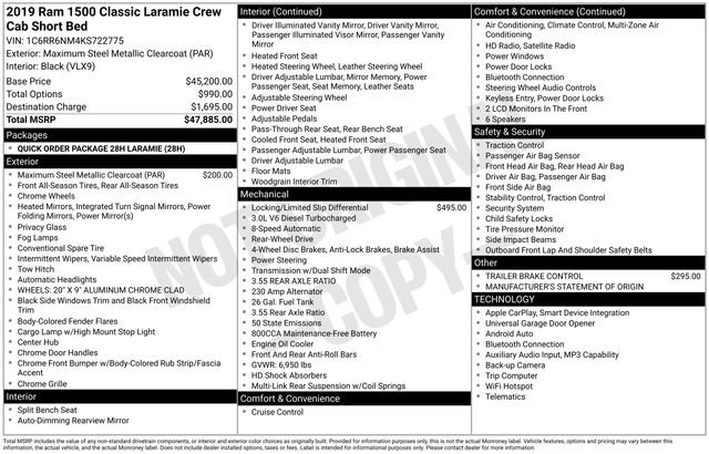 Used 2019 RAM 1500 Laramie image 37