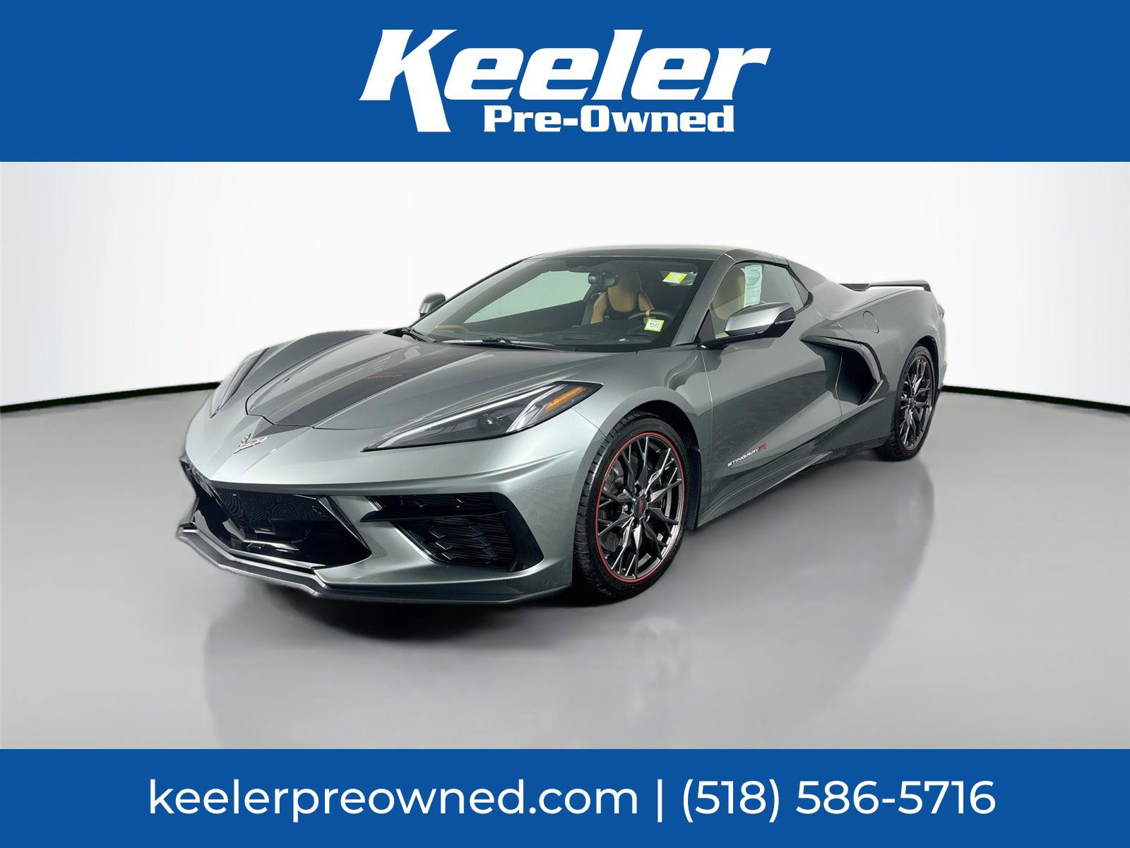 Used 2023 Chevrolet Corvette Stingray Premium Conv w/ Z51 Performance Package image 1