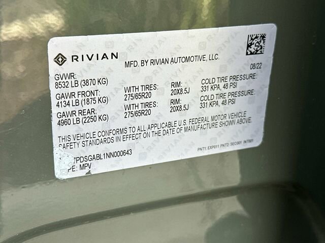 Used 2022 Rivian R1S Launch Edition image 37