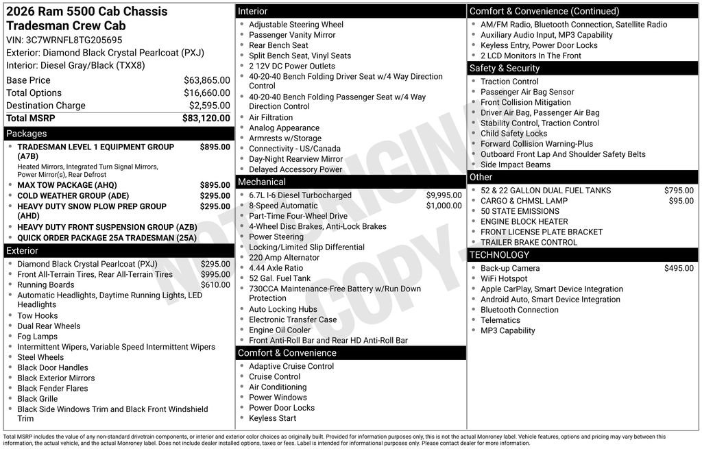 New 2026 RAM 5500 Tradesman image 37