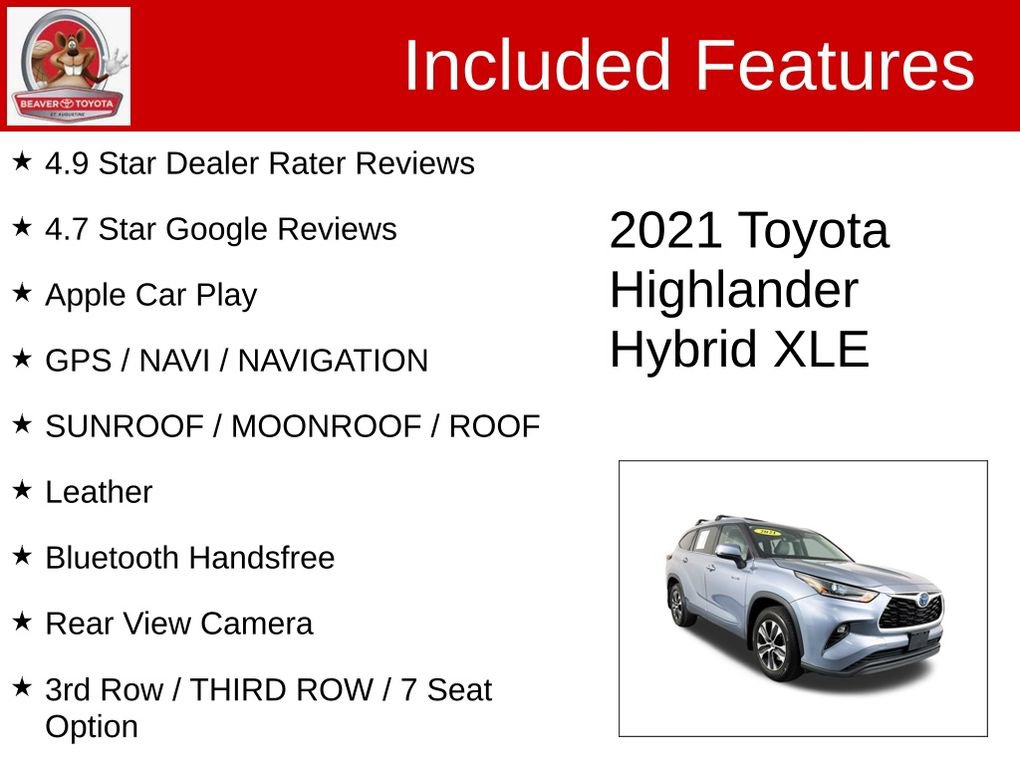 Used 2021 Toyota Highlander XLE image 4