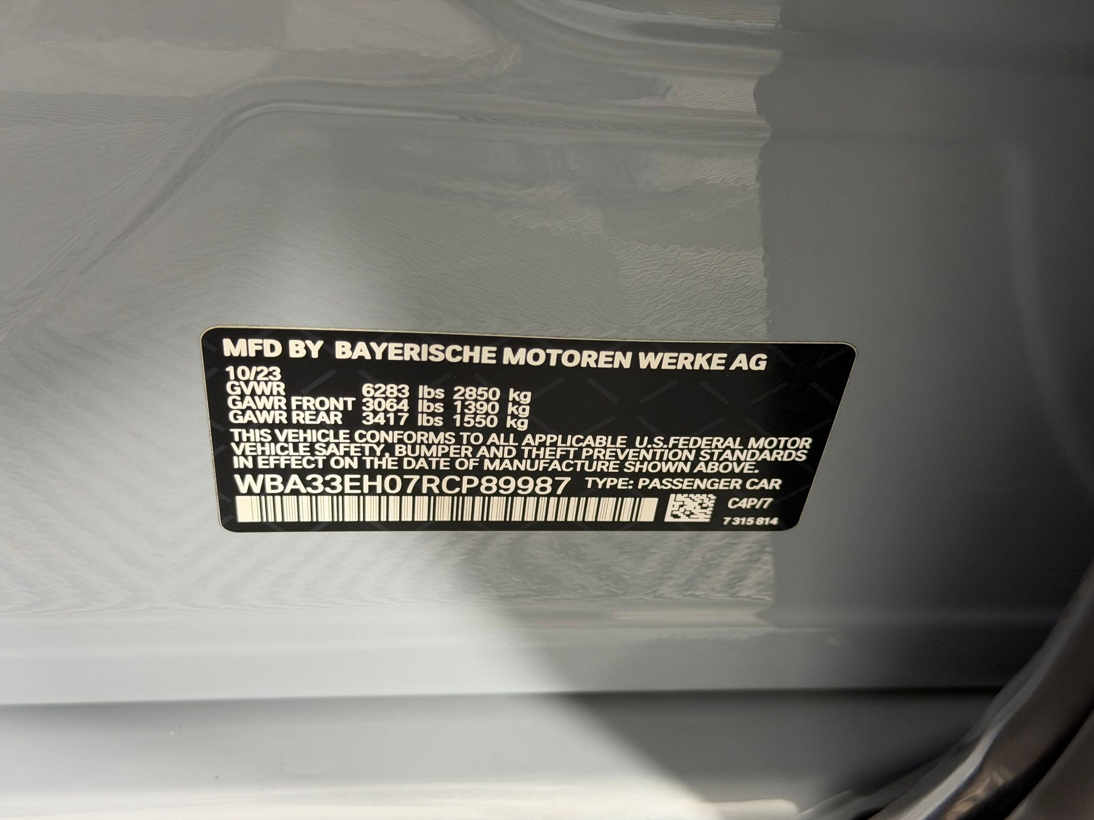Certified 2024 BMW 740i xDrive AWD/4WD image 20