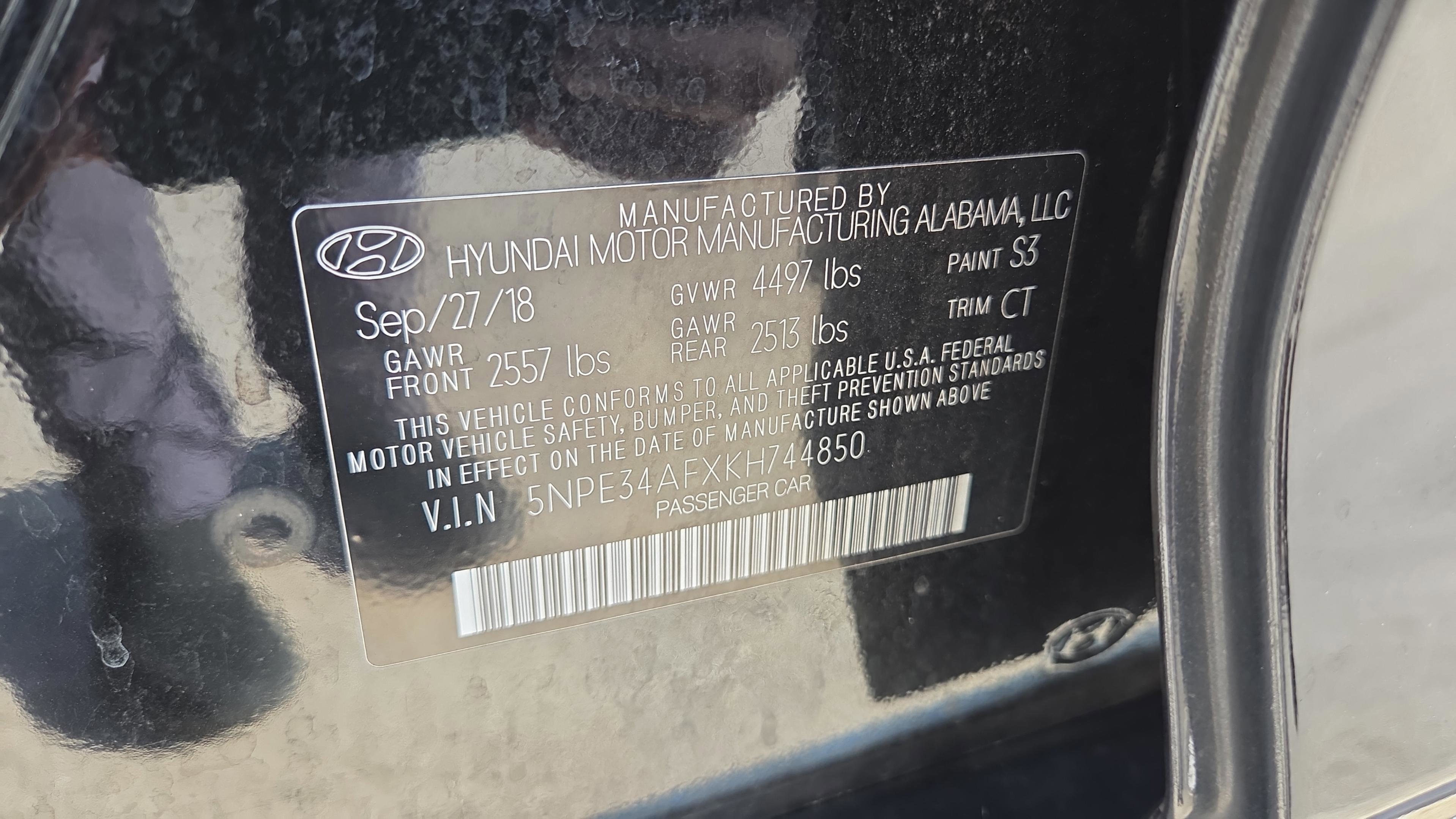 Used 2019 Hyundai Sonata Sport w/ Tech Package 03 FWD image 21