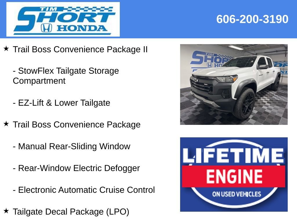 Used 2023 Chevrolet Colorado Trail Boss image 8