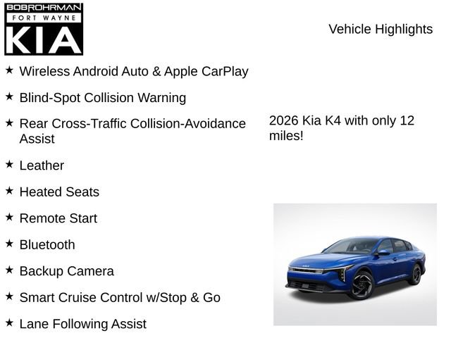 New 2026 Kia K4 GT-Line Turbo FWD image 7