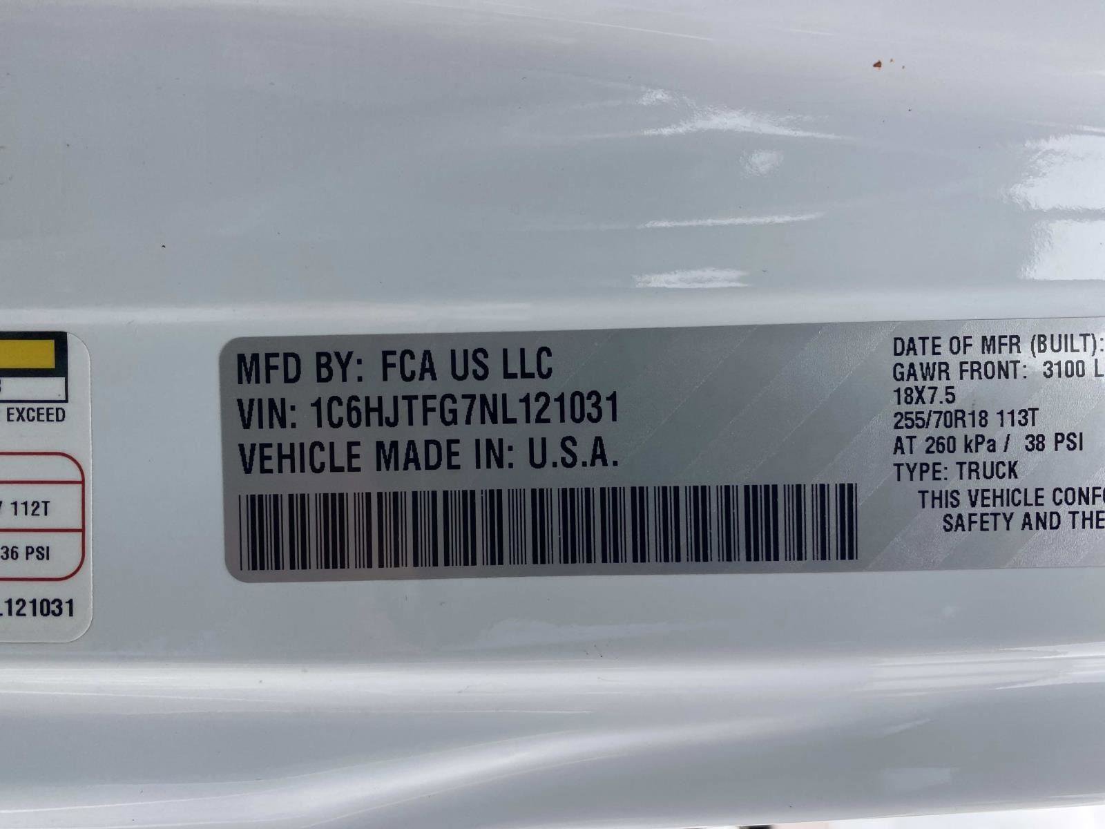 Certified 2022 Jeep Gladiator Overland image 24