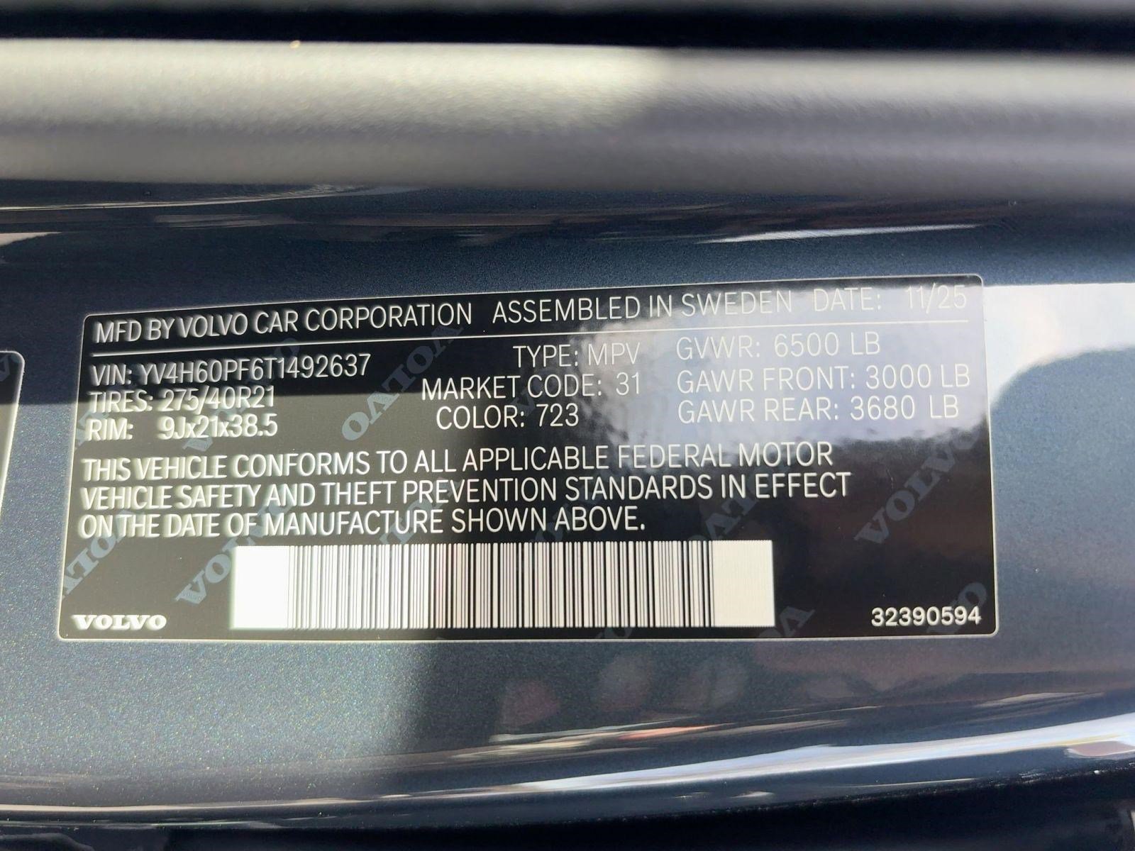 New 2026 Volvo XC90 T8 Ultra image 20