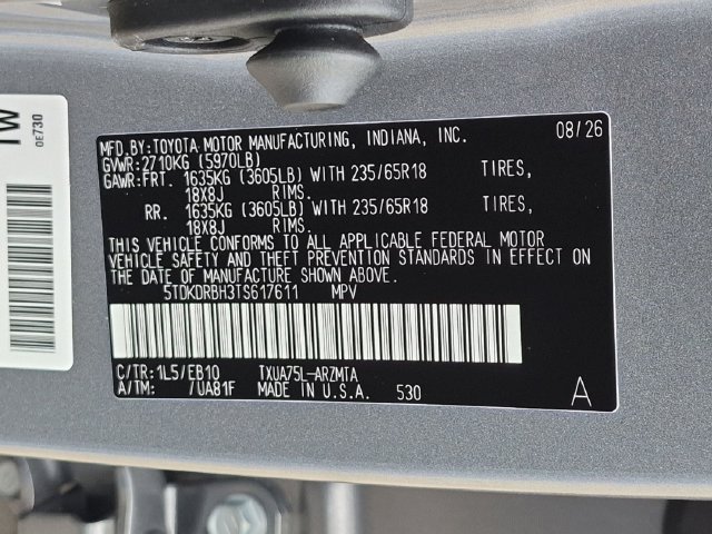 Certified 2026 Toyota Highlander XLE AWD/4WD image 35