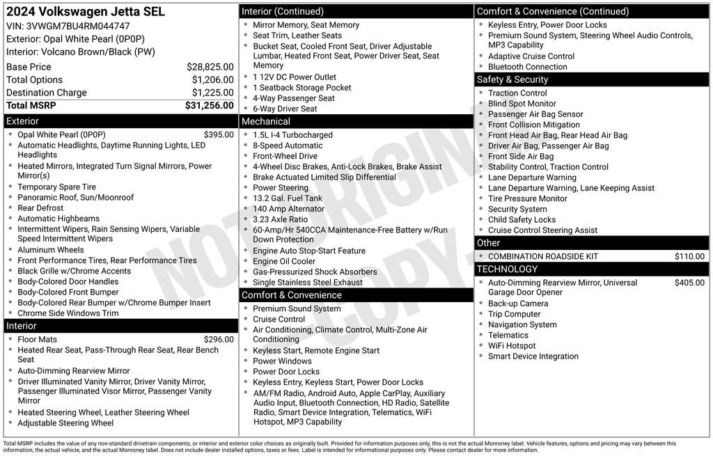Used 2024 Volkswagen Jetta SEL image 10
