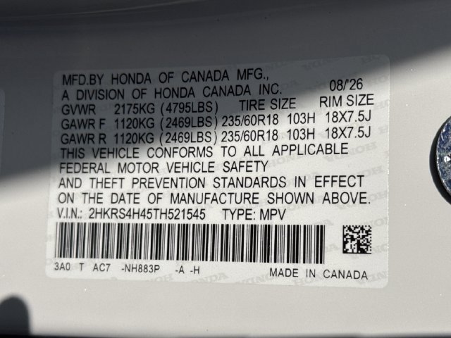 New 2026 Honda CR-V EX image 20
