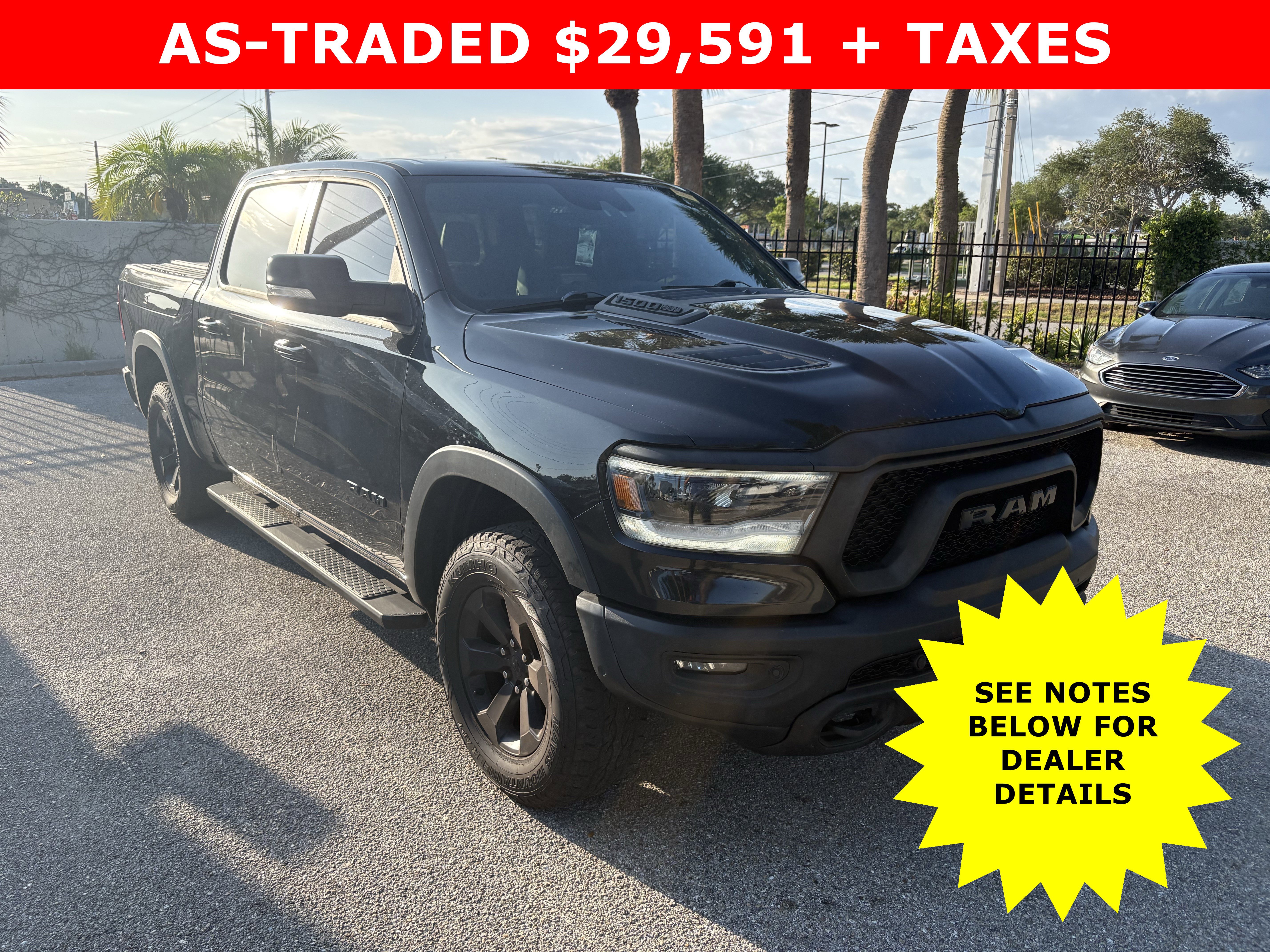 Used 2020 RAM 1500 Rebel w/ Rebel Level 2 Equipment Group