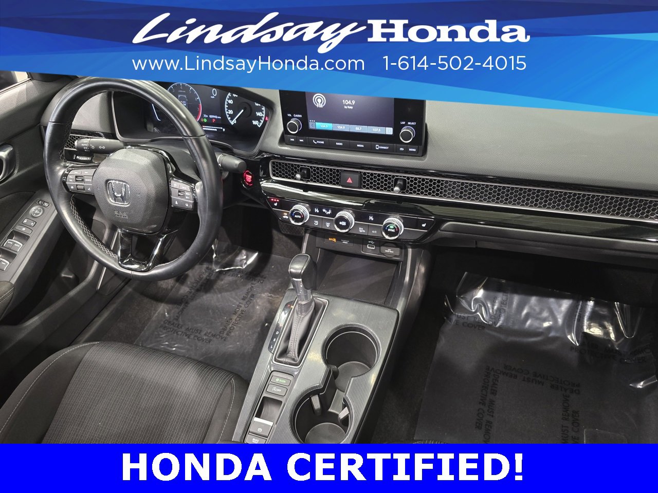 Certified 2022 Honda Civic EX image 9