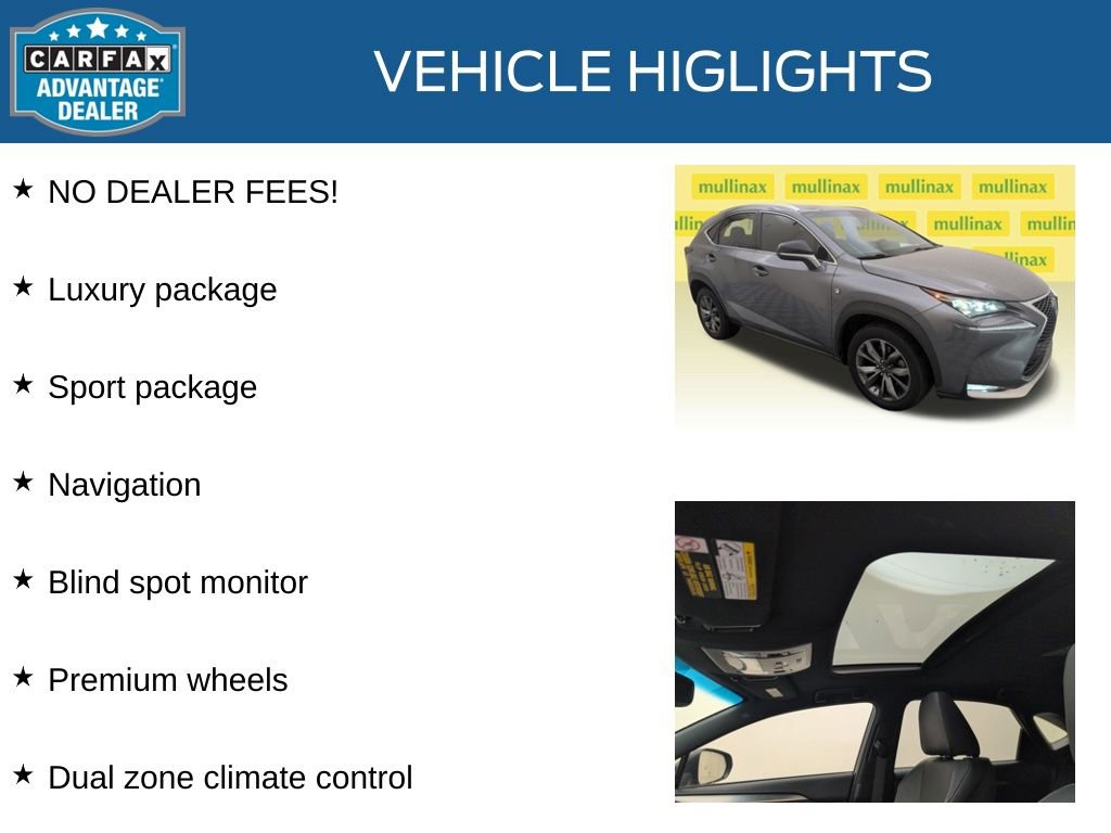 Used 2016 Lexus NX 200t FWD image 11