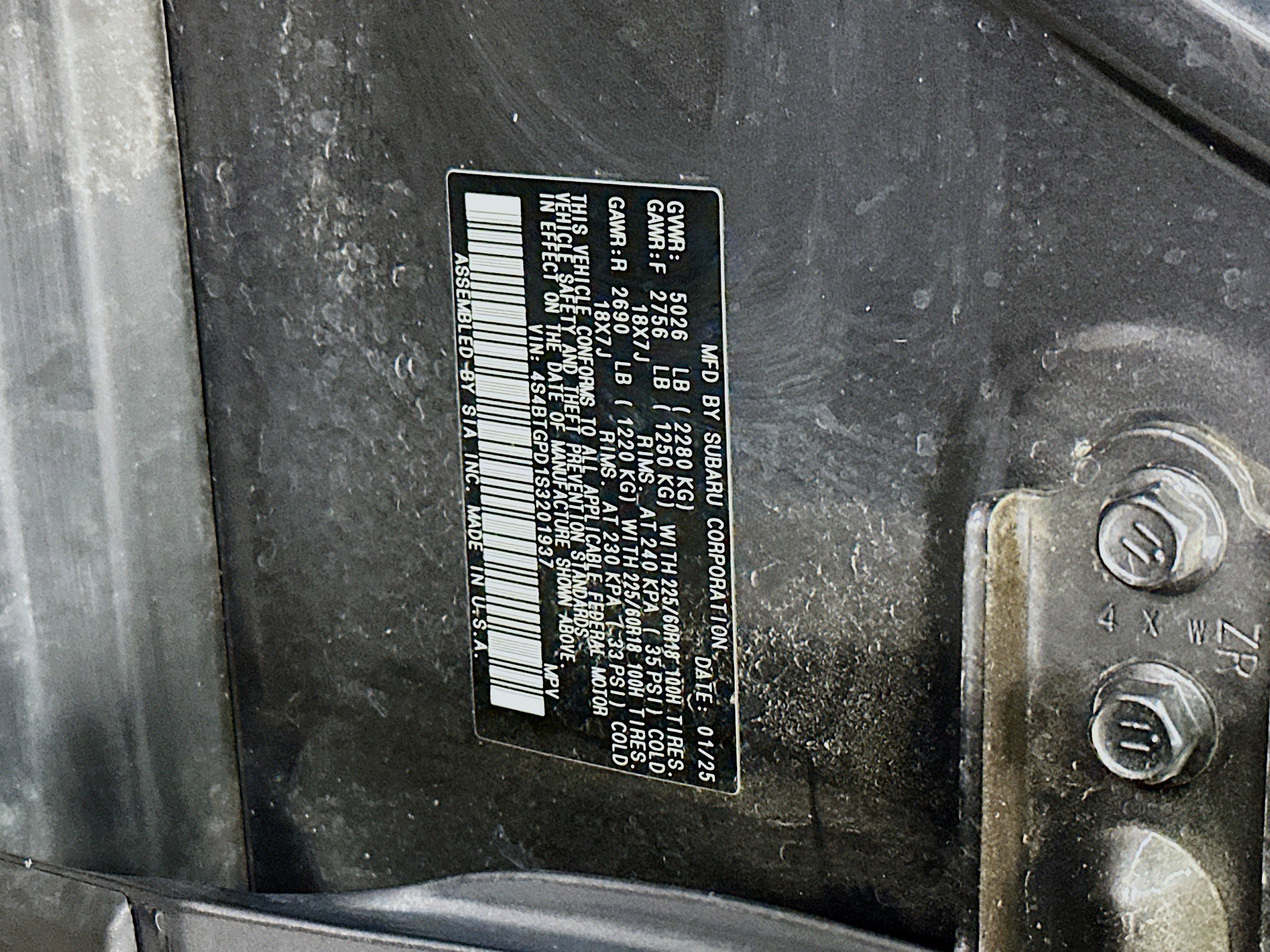 Used 2025 Subaru Outback Touring XT w/ Popular Package #2 image 12