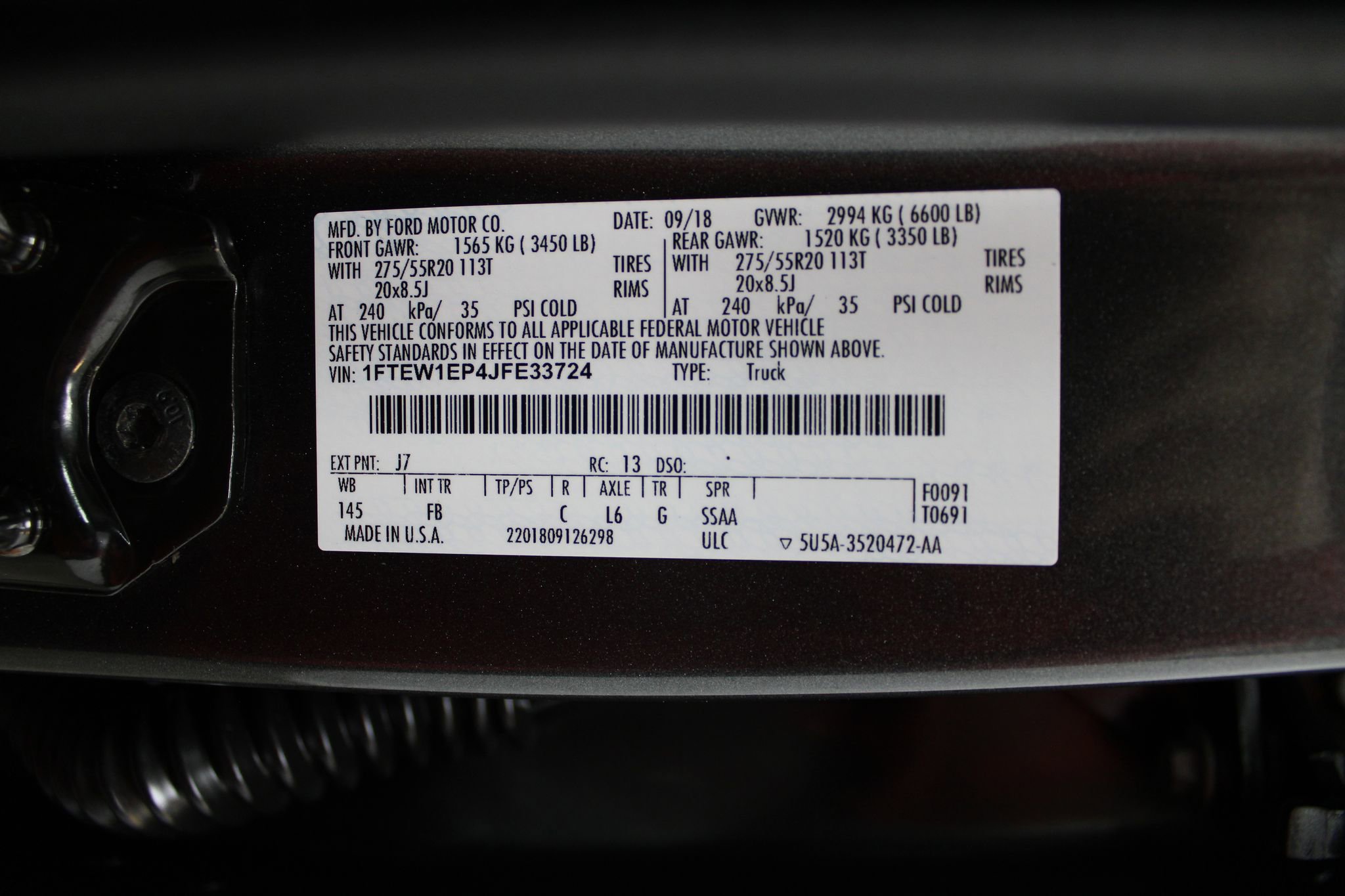 Used 2018 Ford F150 XLT w/ Equipment Group 302A Luxury image 42