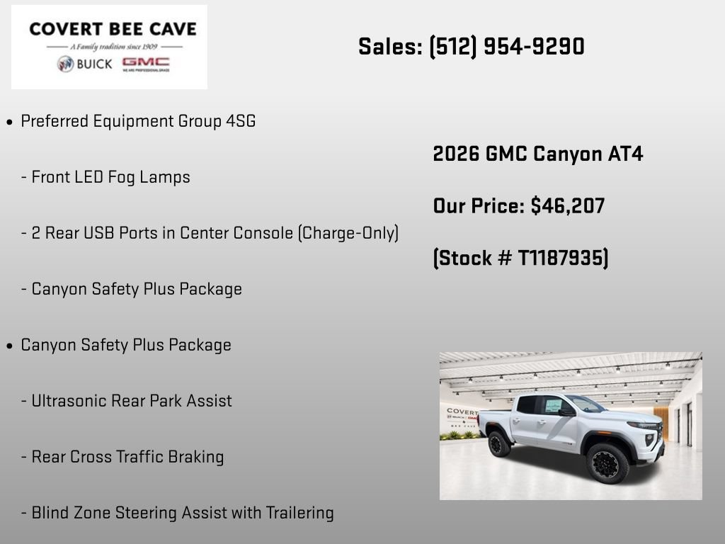New 2026 GMC Canyon AT4 AWD/4WD image 18