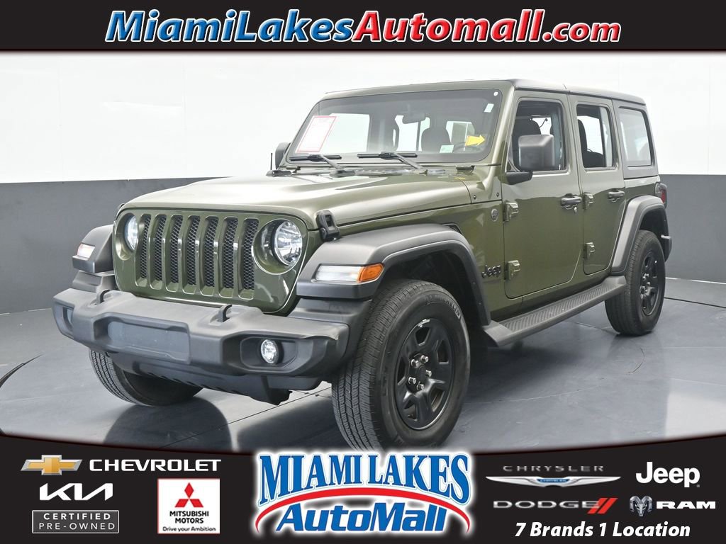 Used 2022 Jeep Wrangler Unlimited Sport image 1