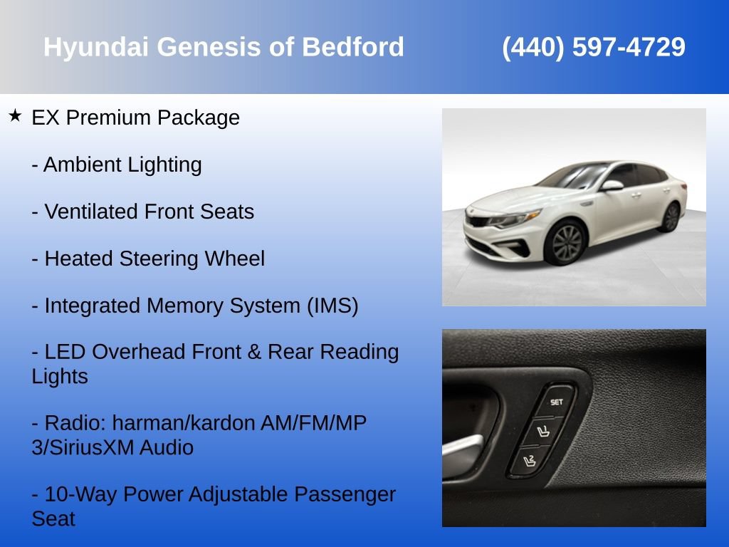 Used 2019 Kia Optima EX w/ EX Premium Package FWD image 7