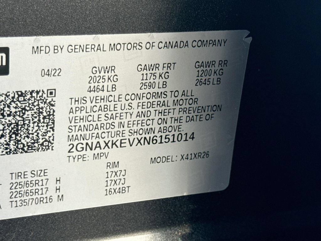 Used 2022 Chevrolet Equinox LT FWD image 32