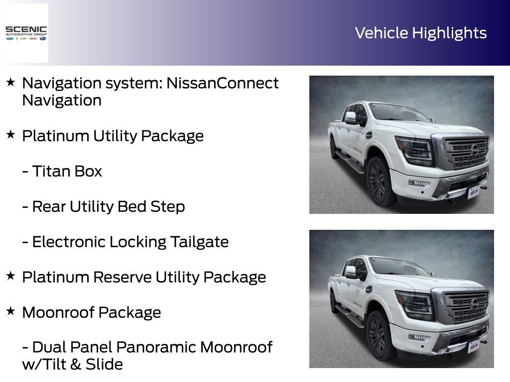 Used 2023 Nissan Titan Platinum Reserve w/ Moonroof Package image 3